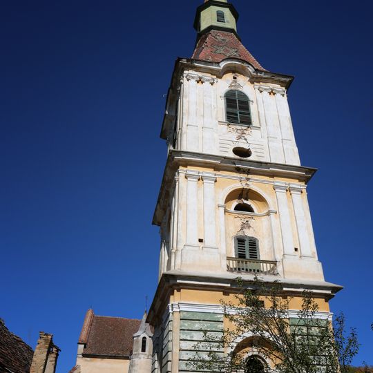 Lutheran church in Daia, Apold commune, Mureș