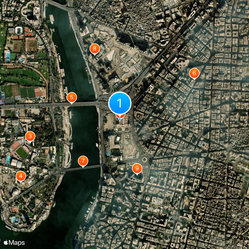 Paleta de Narmer Mapa