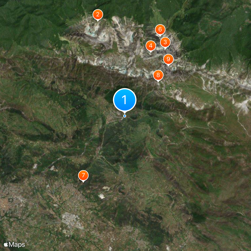 Traforo del Gran Sasso Map