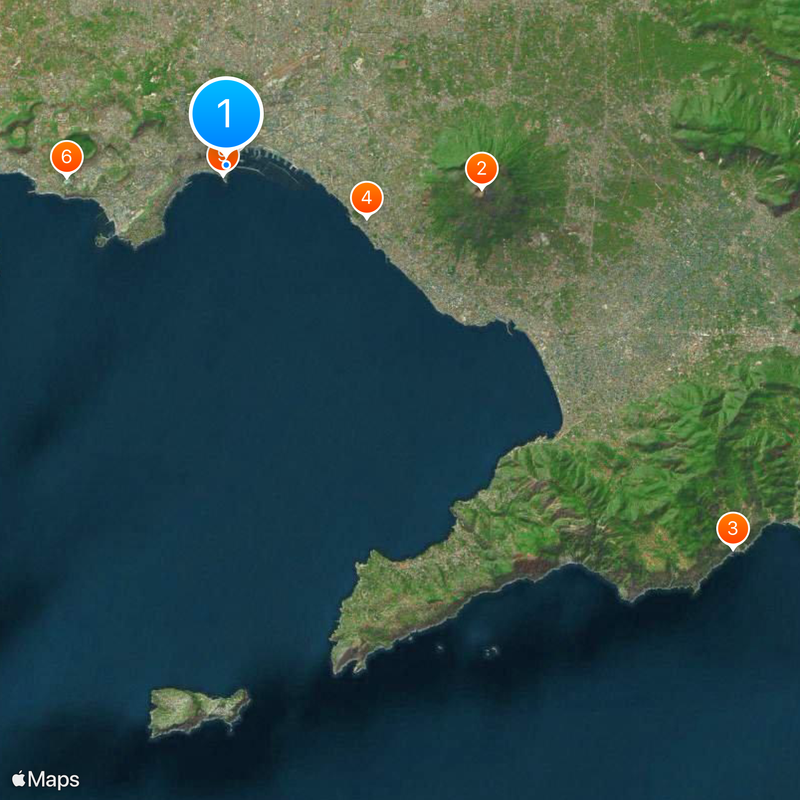 Metropolitan City of Naples Map