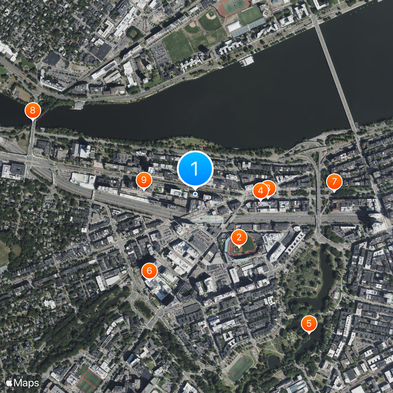 Boston University Map