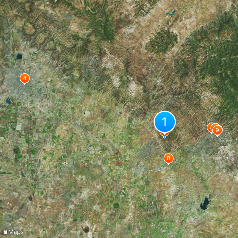 Cerro del Cubilete Map