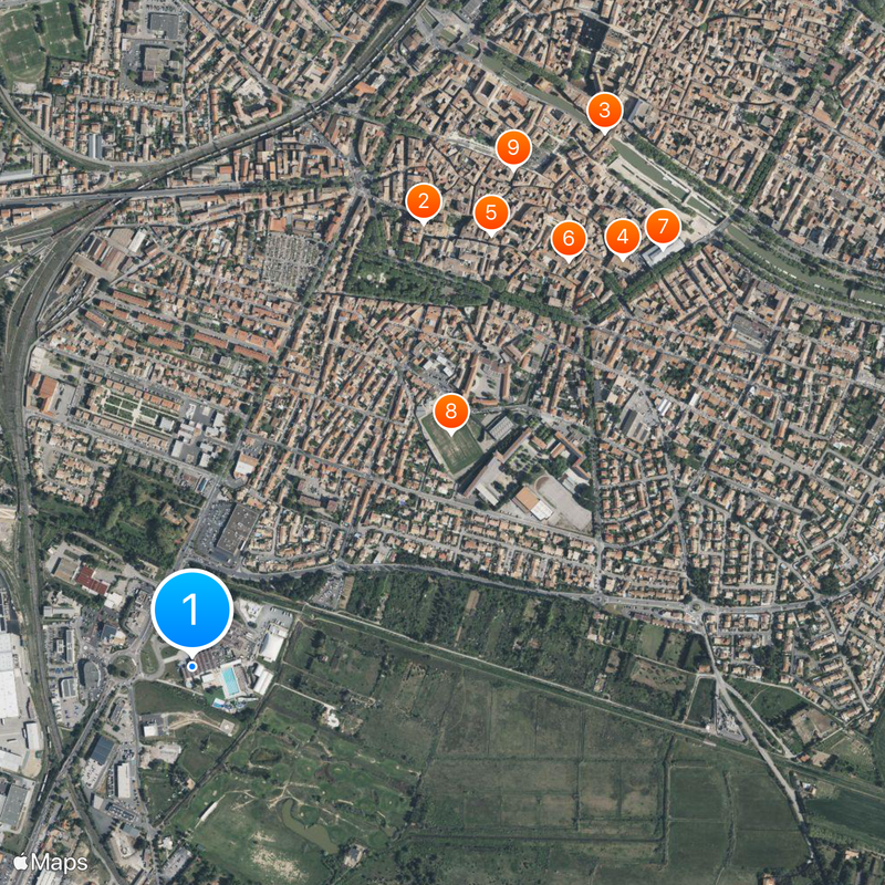 Les Grands Buffets Map