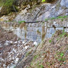 Soleleitung, Stützmauer beim kleinen Hundsortgraben