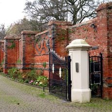 East-West Wall 35 Metres South Of Red Cottage And Linking Wall To House