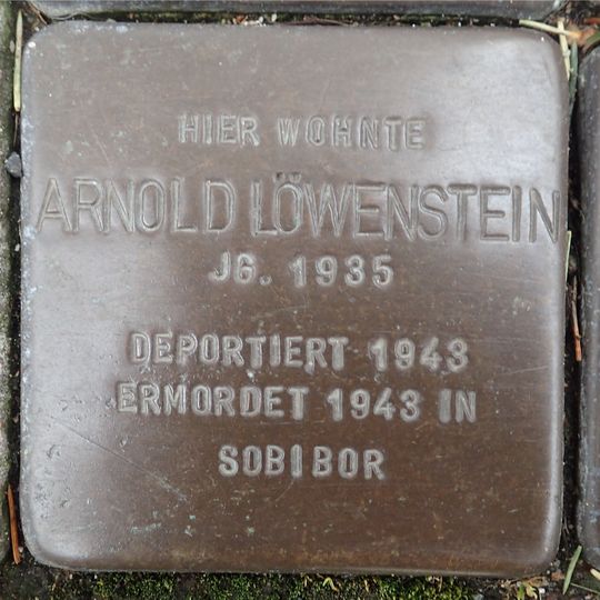 Stolperstein em memória de Arnold Löwenstein
