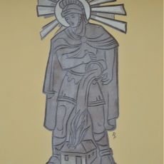 Wandrelief des Hl. Florian, Thunau