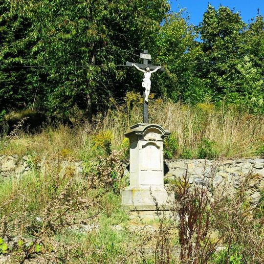 Kříž v ulici Husitská ve Varnsdorfu