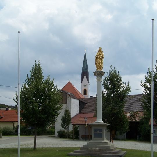 Mariensäule. zugleich Kriegerdenkmal für die Gefallenen des Krieges von 1870/71