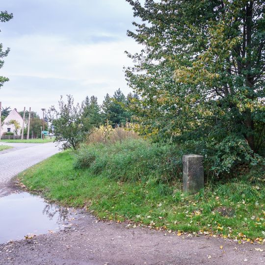 Sächsisch-Preußischer Grenzstein: Pilar Nr. 155