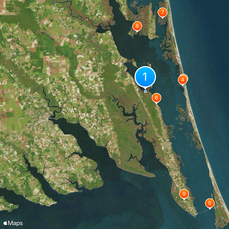 Currituck County Map