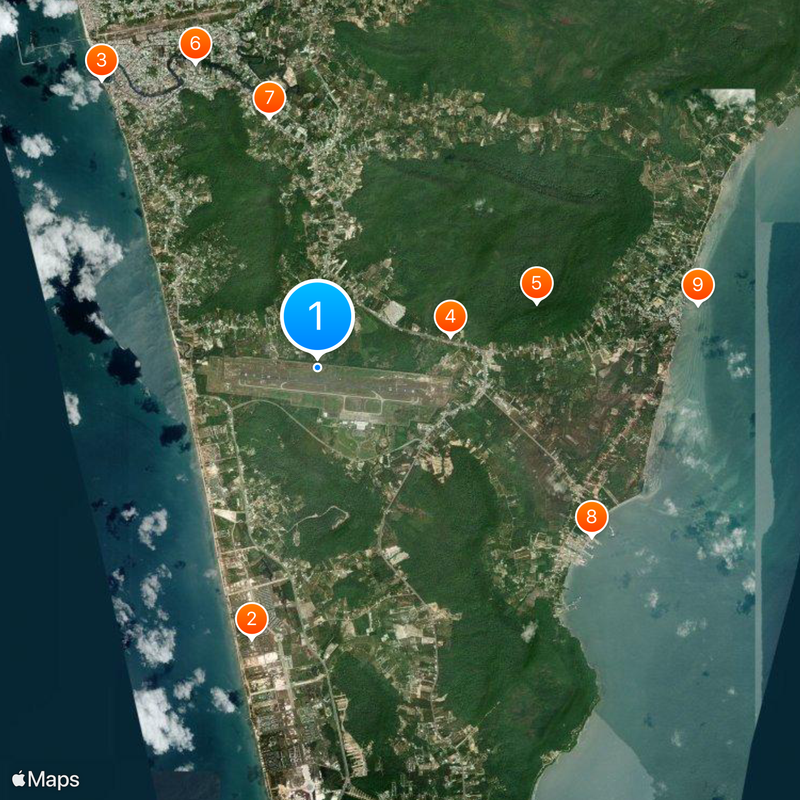Phu Quoc International Airport Map