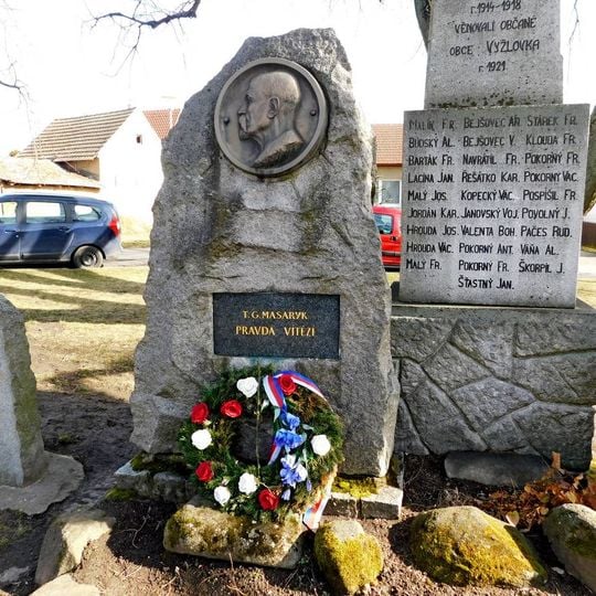 Pomník T. G. Masaryka ve Vyžlovce