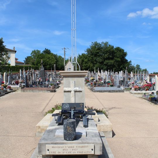 Cemetery cross of Saint-Cyr-sur-Menthon