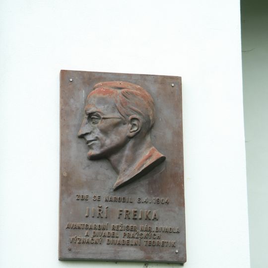 Pamětní deska Jiřího Frejky