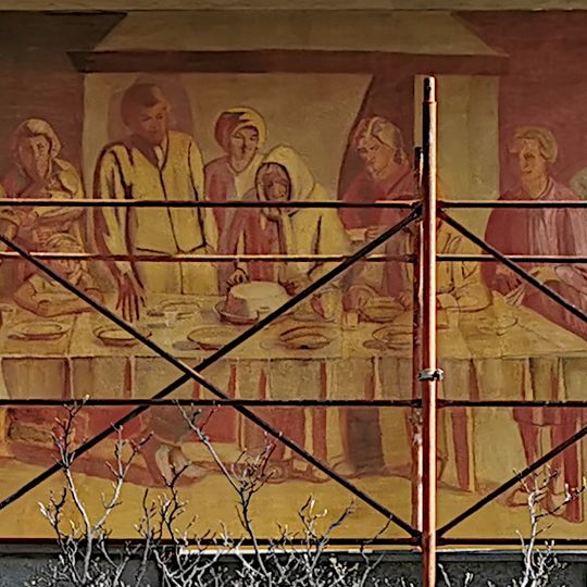 La spartizione della polenta in famiglia