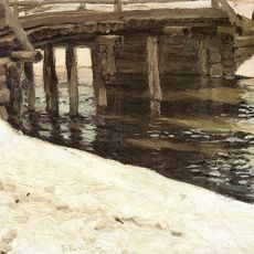 Bridge in winter