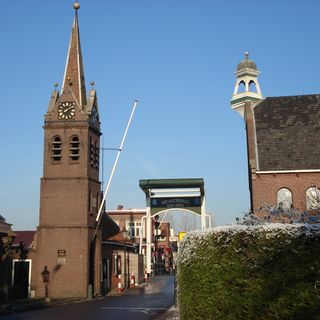 Bell tower in Nieuwerbrug aan den Rijn