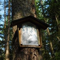 Obrázek Panny Marie při cestě severně od Trhového Štěpánova