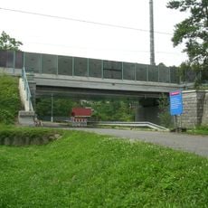 Railway bridge over the Bakovský potok in Vepřek
