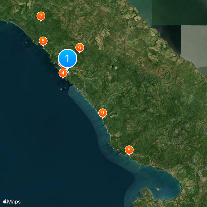 San Juan del Sur Map