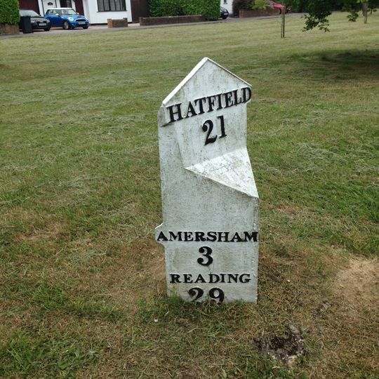 Milepost, South Of Junction With Chessfield Park