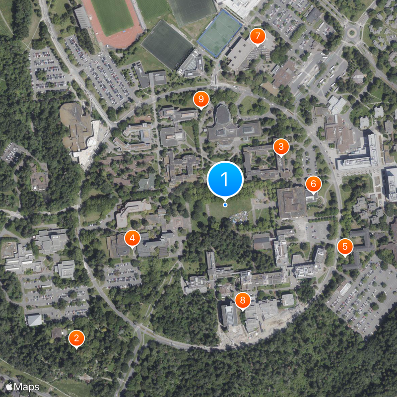 University of Victoria Map