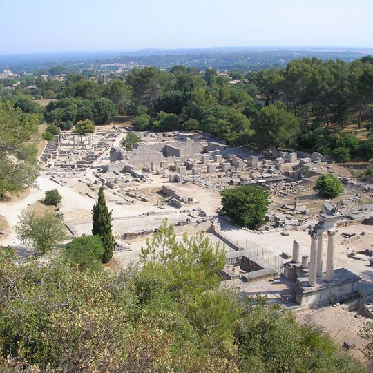 Les villes antiques de la Narbonnaise et leur territoire : Nîmes, Arles, Glanum, aqueducs, via Domitia