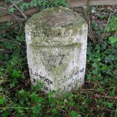 Milestone, Bedford Farm, 50m from lay-by