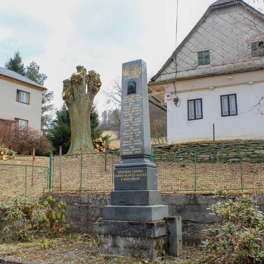 Pomník padlým v Bartoňově
