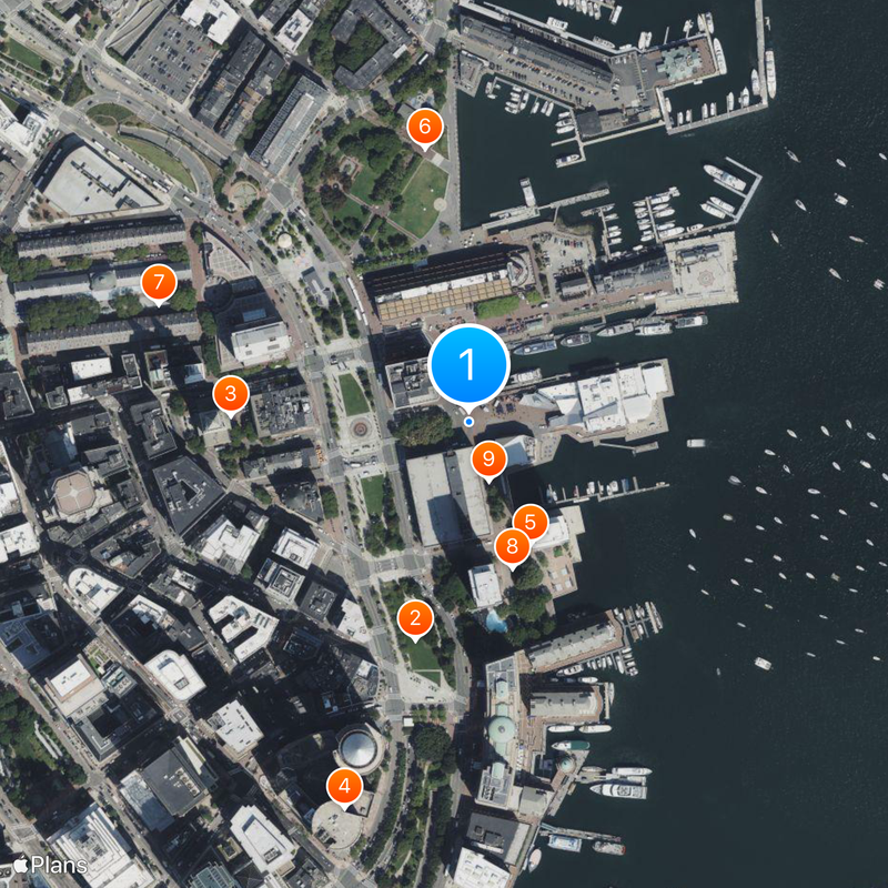 Aquarium de Nouvelle-Angleterre Carte