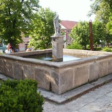Fountain with the Saint Florian statue