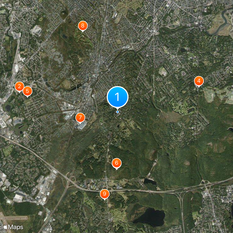 Curry College Map