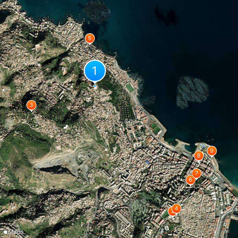 Basilika Unserer Lieben Frau von Afrika Karte