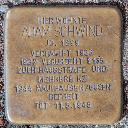 Stolperstein für Adam Schwind