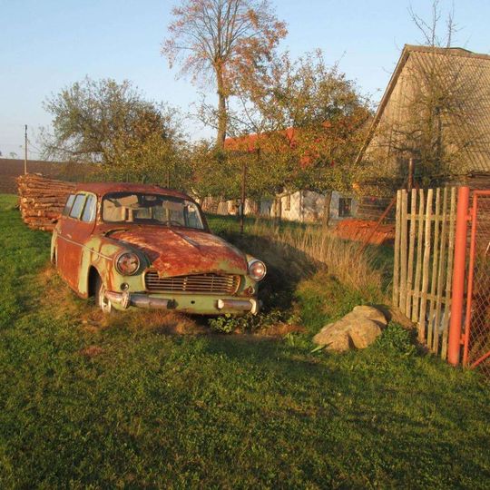 Smírčí kříž západně od Hodovíze