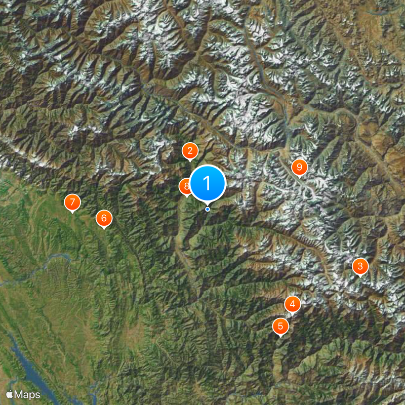 Malana, Himachal Pradesh Mapa