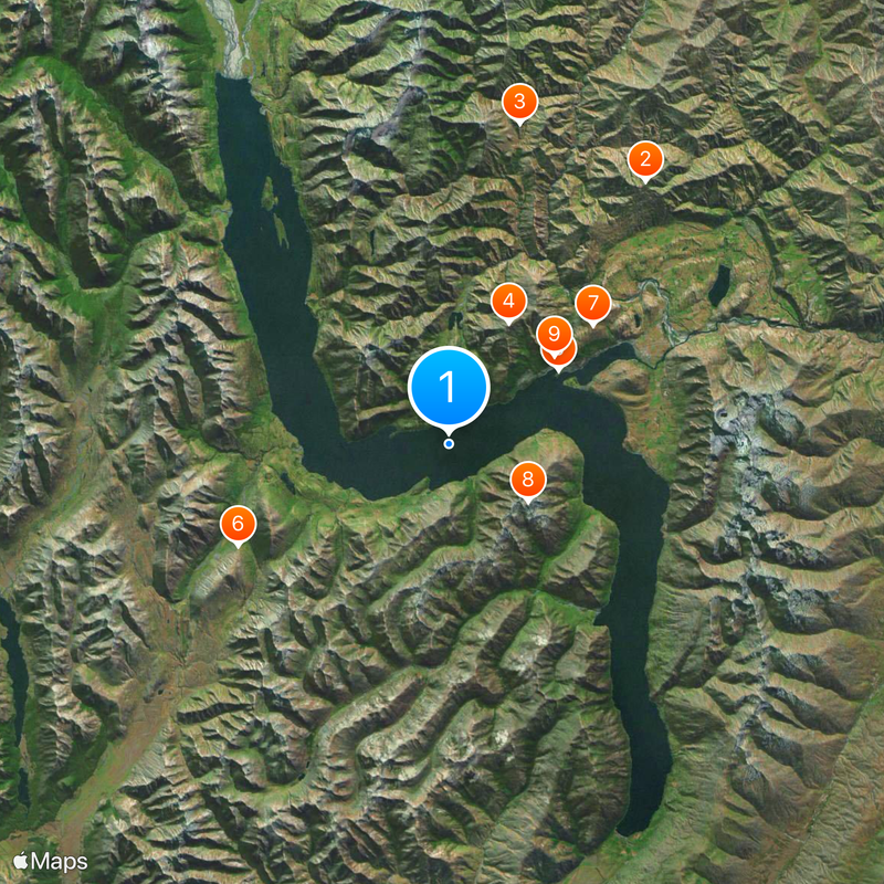Lake Wakatipu Map