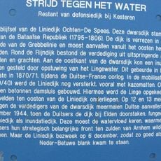 Gedeelte van de linie ochten-de spees