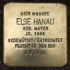 Stolperstein dedicated to Else Hanau