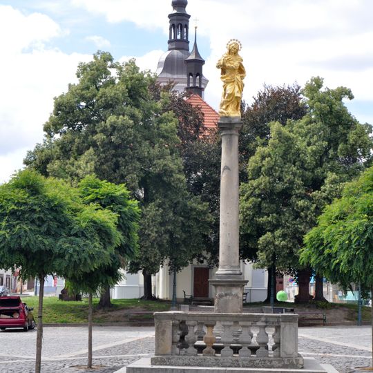 Maria column in Říčany
