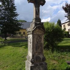 Wayside cross at the church