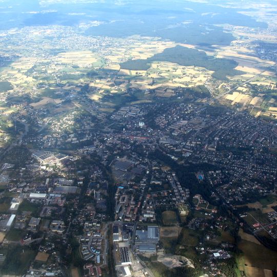 Miasto w ramach średniowiecznego założenia