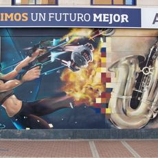 Work of art, mural