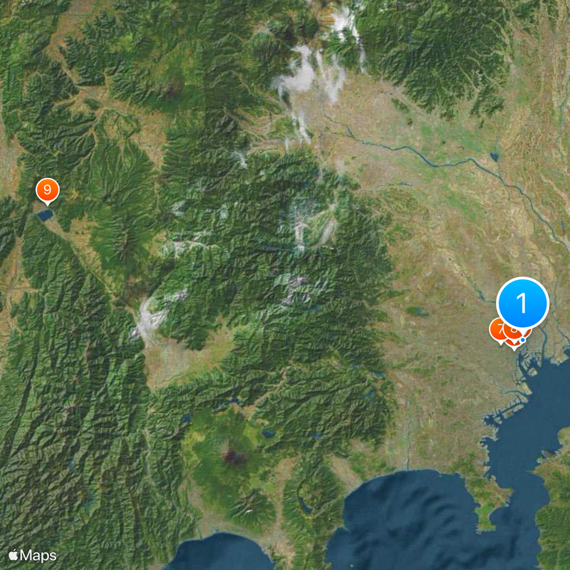 Japan National Route 20 Map