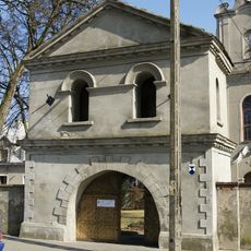 Belfry of monastery in Warta