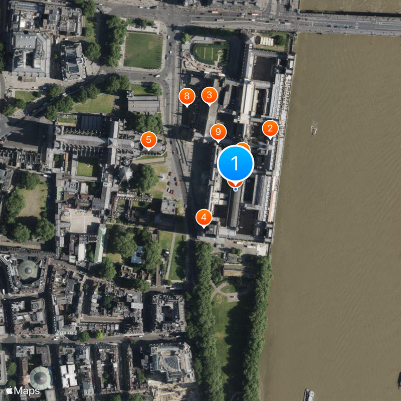 House of Lords Map