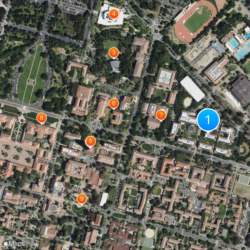 Stanford Graduate School of Business Map