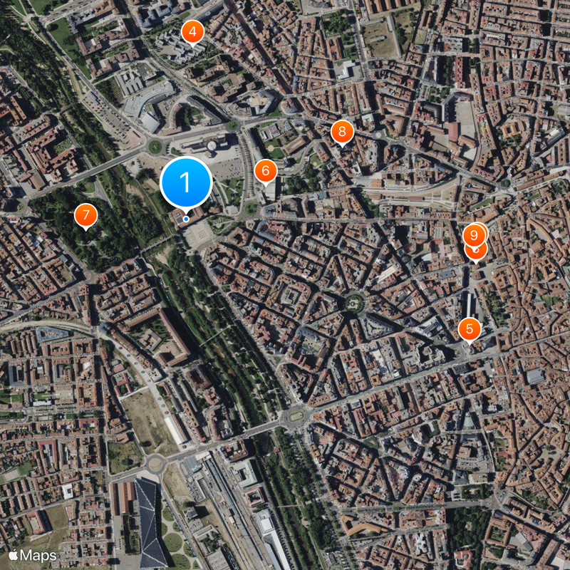 Convent of San Marcos Map