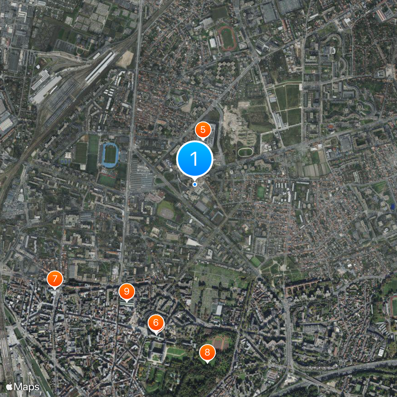 Paris 8 University Map